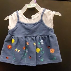9-12M Girls T-Shirt/ Dress